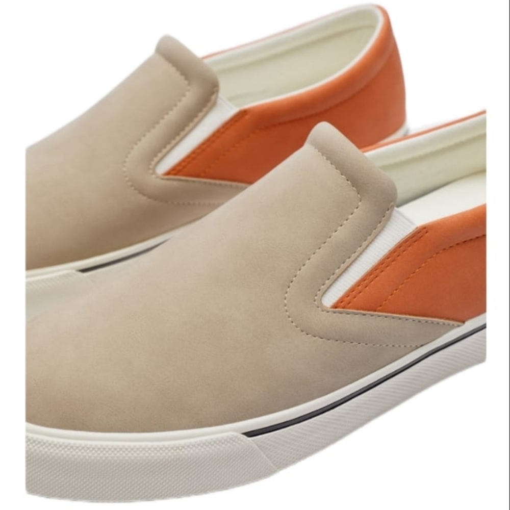ZARA CONTRASTING LACELESS SNEAKERS | 2220/920 SIZE 11 28.3 Cm